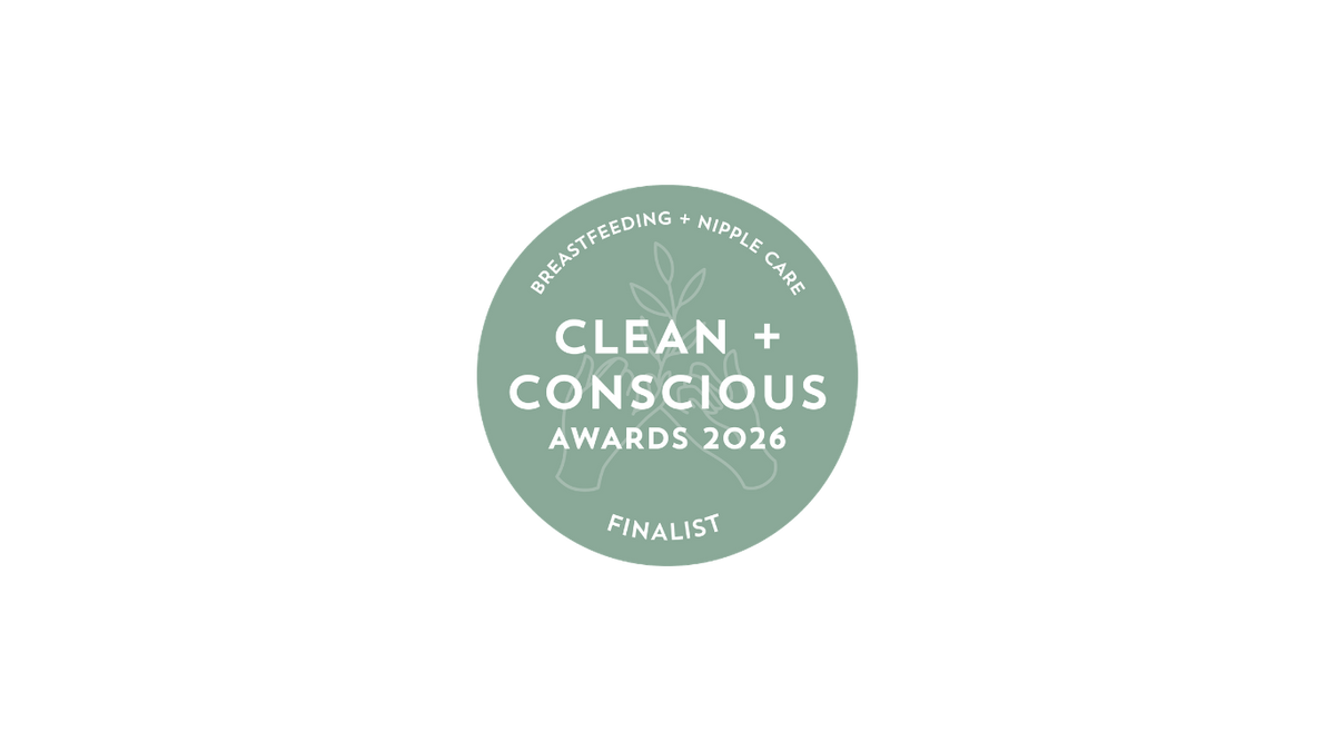 Clean + Conscious Awards logo which is green with white writing