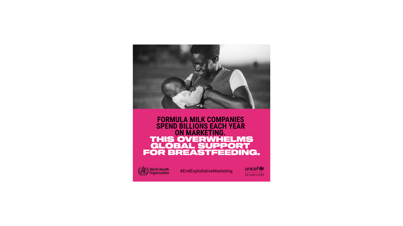 If baby formula was so good, why are billions spent marketing it?